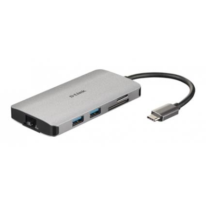 Docking Station  USB C Macho 3 x USB 3.0 Tipo A Fe