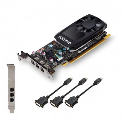 NVIDIA Quadro P400 2GB GDDR5 Low Profile VCQP400DVIV2-PB