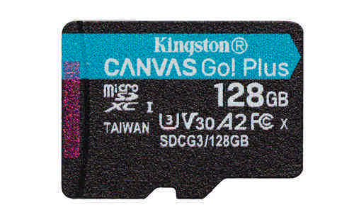 CARTÃO DE MEMÓRIA MICROSDXC 128GB CANVAS GO PLUS 170MB/S A2 U3 V30