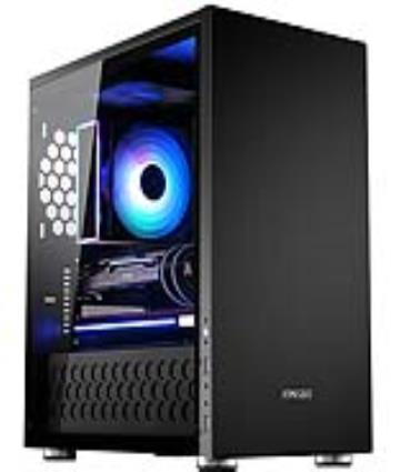 Caixa Micro-ATX  C3 Plus Preta, Vidro Temperado