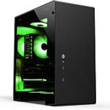 Caixa ATX  U5 Preta, Vidro Temperado