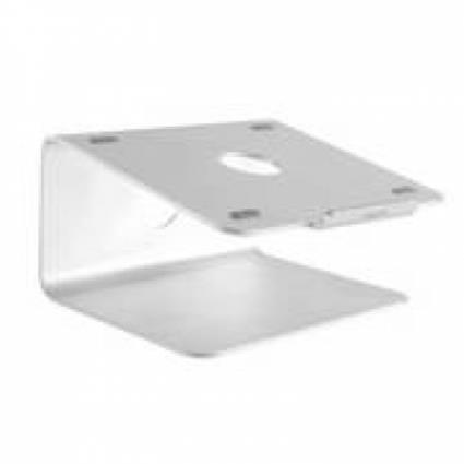Suporte em alumínio para notebooks com tamanho compreendido entre 11 e 17 até um máximo de 5Kg.