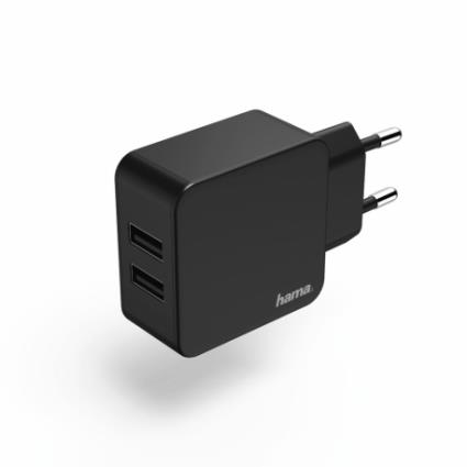 BOX  Carregador 220V 2USB,2.4A, (10xPreto 6xBrancos 2xVermelhos 2xAzuis)