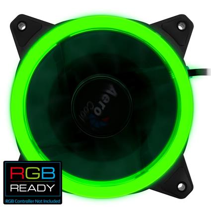 Ventoinha , Dual Ring RGB Lighthing 1200rpm Ultra-Silent no RGB Controller Included - REVRGB