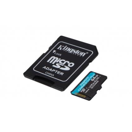 CARTÃO MICROSDXC KINGSTO. -SDCG3/ 64GB