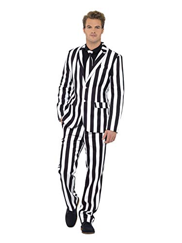 Fato de Homem  Fantasma Às Riscas (Tam: XL)