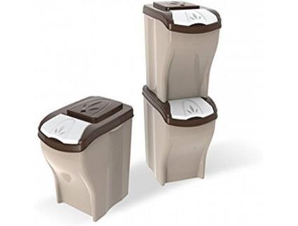 Recipientes de Conservação para Cães e Gatos  (Laranja - 3 Un - 20L)