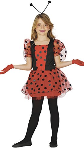 Fato de Menina  Joaninha (Tam: 7 a 9 anos)