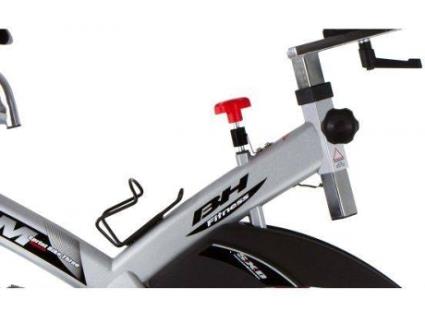 Bicicleta de Spinning  H919N (Cinzento - 112x64x104cm - Volante: 18 kg - Até 110 kg)