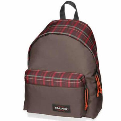 Mochila Padded Pakr Xadrez Castanho