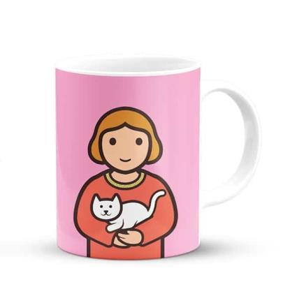Caneca de Profissões: A Melhor Amiga Dos Animais - Gato