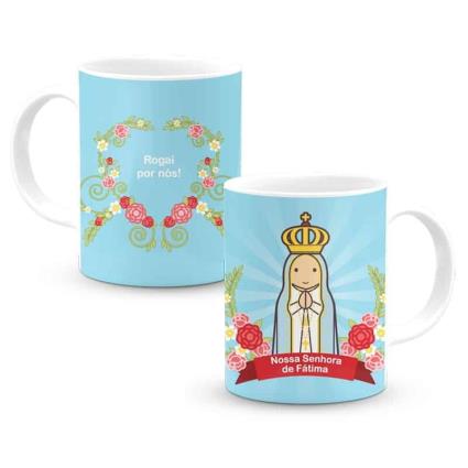 Caneca de Santos Nossa Senhora de Fátima