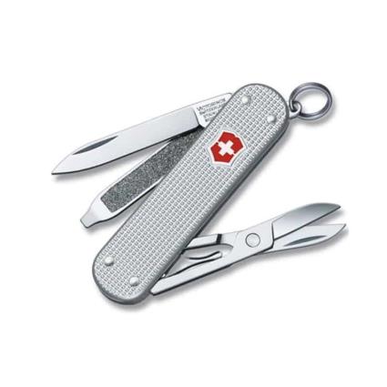 Victorinox Canivete Classic - 5 Usos Alumínio Estriado