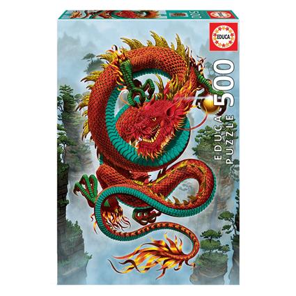 Puzzle EDUCA BORRASEl Dragon De La Buena Fortuna De Vincent Hie (Idade Mínima: 12 Anos - 500 Peças)