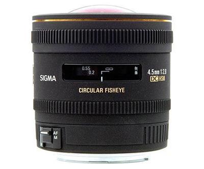 Objectiva 4.5mm f2.8 FISHEYE DC HSM-Nikon