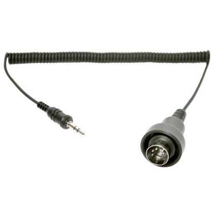 Stereo Jack To 5 Pin Din Cable For 1983 And Later For Yamaha Harleydavidson Kawasaki Suzuki 3.5mm Black