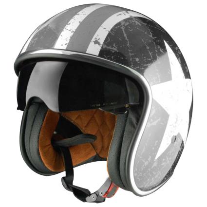 Capacete Jet Sprint Rebel Star S Grey