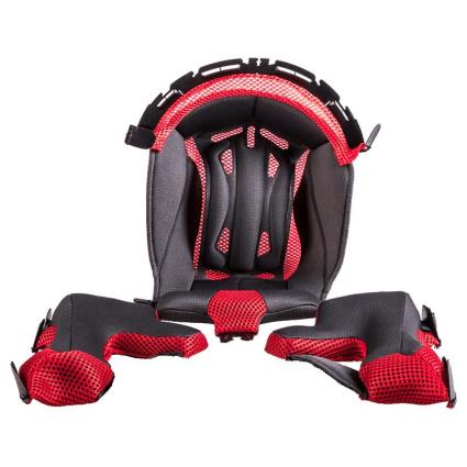 Liner And Cheek Pads For Helmet Moto Xxx XS Black