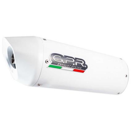 Albus Ceramic Mid Line System Muffler Homologado V-strom Dl 650 12-16 Euro 3 One Size Glossy White / Glossy White