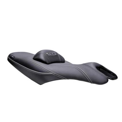 Comfort Seat Yamaha Tmax500 Tmax530 One size Black-Grey with Grey Seams