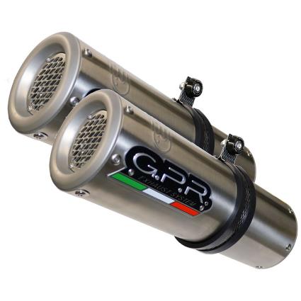 Muffler Homologado M3 Inox Dual Slip On Z 1000 07-09 One Size Satin Silver / Satin Silver