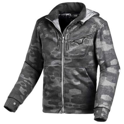 Moletom Com Zíper District S Grey Print