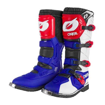 Botas Motocicleta Rider EU 46 Blue / Red / White