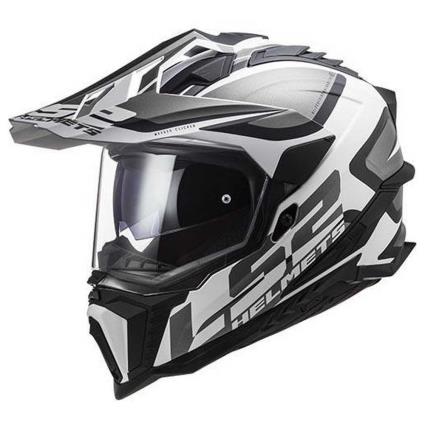 Capacete Motocross Mx701 Explorer Hpfc Alter M Matt Black / White
