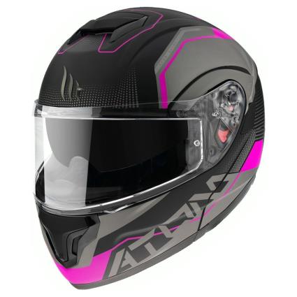 Capacete Modular Atom Sv Quark XL Matt Pink