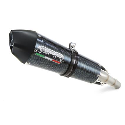 Sistema De Linha Completa Homologado Cat Gpe Anniversary Poppy Versys 650 15-16 Euro 3 One Size Carbon / Matt Black