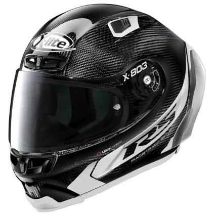 Capacete Carbon Hot Lap Full Face X-803 Rs Ultra XS Carbon / White