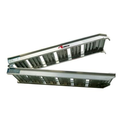 Folding Ramp 183 cm Silver