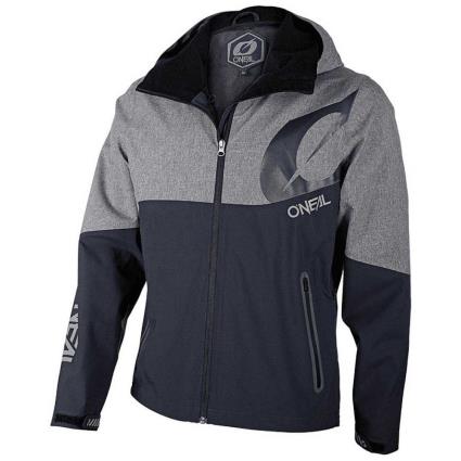 Casaco Com Capuz Cyclone Softshell 2XL Blue / Grey