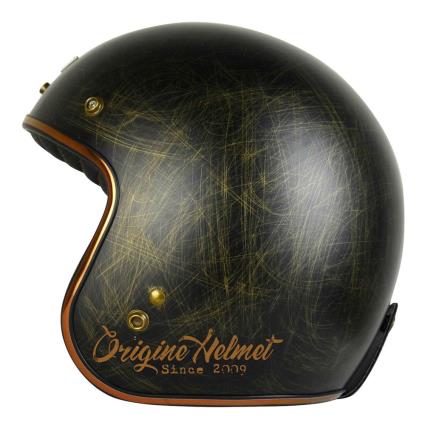 Capacete Jet Primo Scacco M Bronze Old Metal Effect