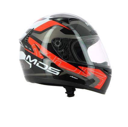 Capacete Integral M13 Combat XS Black / White / Red