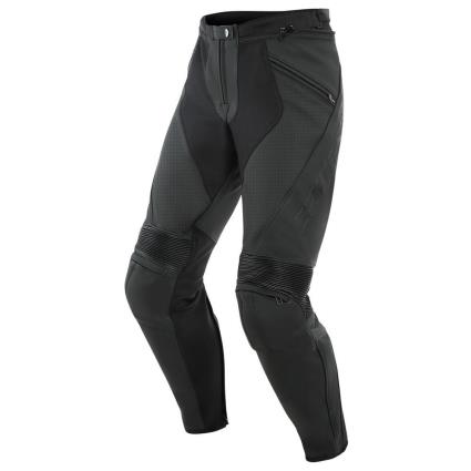 Calças Longas Pony 3 Leather Perforated 48 Black Matt