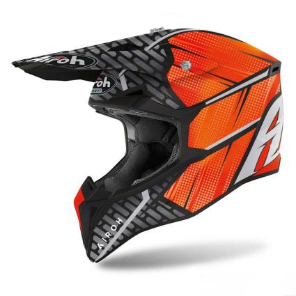 Capacete Motocross Wraap Idol XS Orange Matt