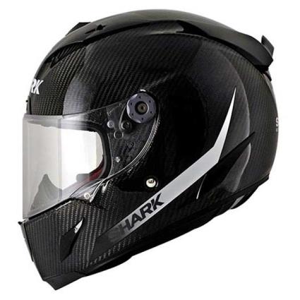 Capacete De Carbono Para Face Cheia Race R Pro XS Black / White