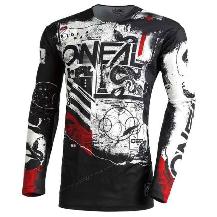 Jersey Manga Comprida Mayhem Scarz XL Black / White / Red