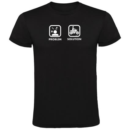Camiseta De Manga Curta Problem Solution Ride M Black