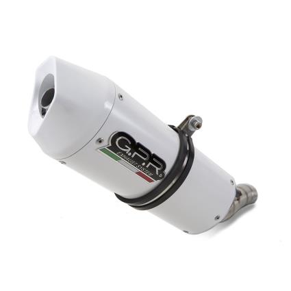 Silencioso Albus Evo4 Slip On Vfr 800 X 17-19 Euro 4 Homologated One Size Glossy White / White