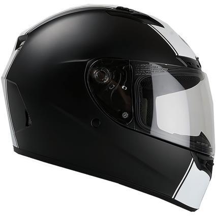 Capacete Integral Qualifier Dlx Mips S Rally Matte Black / White