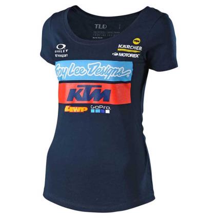 Camiseta De Manga Curta Ktm Team L Navy