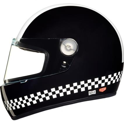 Capacete Integral Xg.100r Finish Line L Black / White