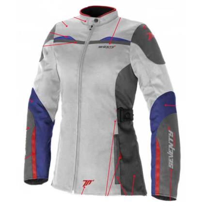 Casaco Sd-jc51 Winter Urban XS Ice / Red / Blue