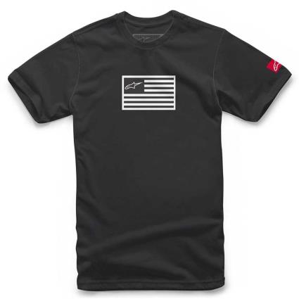 Camiseta De Manga Curta Flagged XL Black