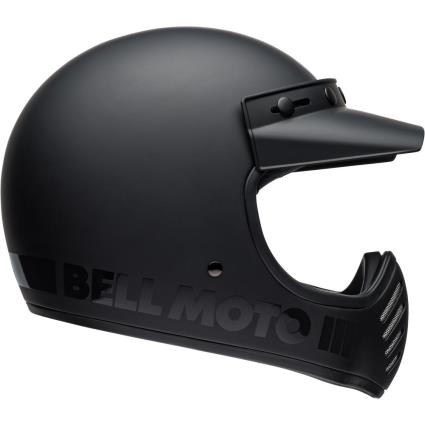 Capacete Integral Moto-3 M Blackout Classic Matte / Gloss Black