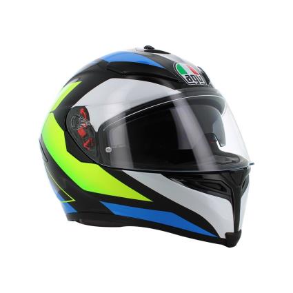 Capacete Integral K5 S Multi Mplk XL Core Black / Cyan / Yellow Fluo