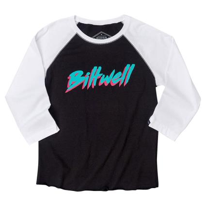 Camiseta De Manga Curta 1985 Raglan L Black