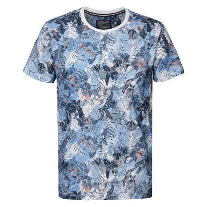 Camiseta De Manga Curta 1010-tsr639 XL Azure Blue